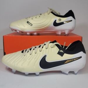 Nike Mens Sz 7.5 Legend Pro FG Lemonade Black Metallic Soccer Cleats DV4333 700